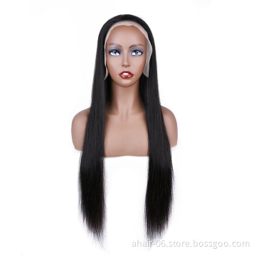 New HD Swiss Lace Wigs Wholesale,20-30 Inch 10A Top Grade 13*6 Lace Frontal Wig 100% Raw Brazilian Virgin Human Hair In Stock